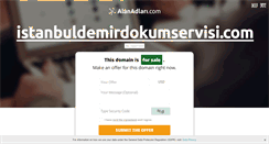 Desktop Screenshot of istanbuldemirdokumservisi.com