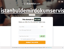 Tablet Screenshot of istanbuldemirdokumservisi.com